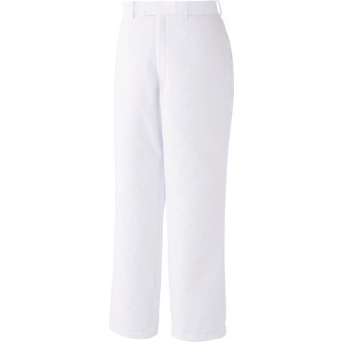 ミドリ安全 食品工場用防寒スラックス ホワイト L