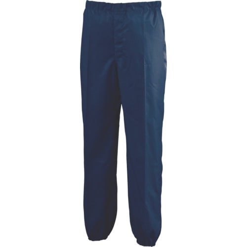 ミドリ安全 スラックス クリーンウェア ネイビー