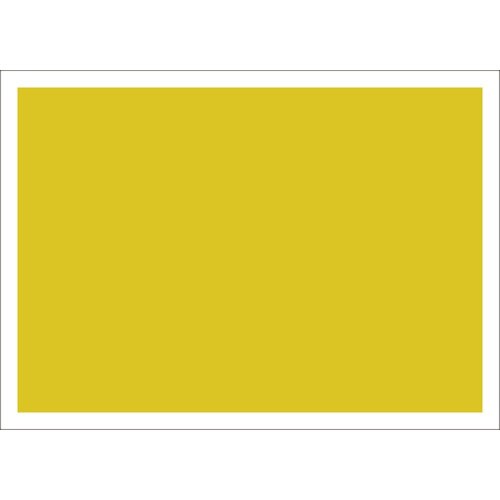 ユニット ゼッケンステッカー背中用 黄色無地