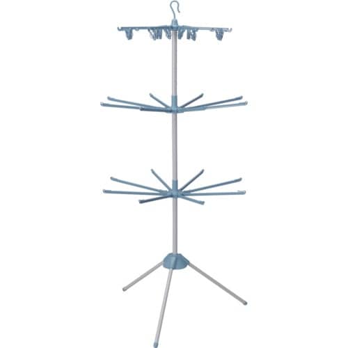 IRIS 528587 室内物干しパラソル3段 ブ