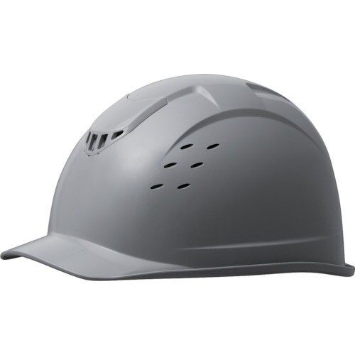 ミドリ安全 ABS製ヘルメット 高通気タイプ グレ
