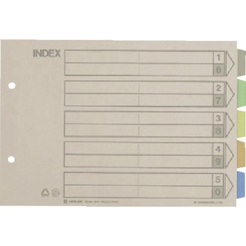 KING JIM カラ−インデックス 10×278