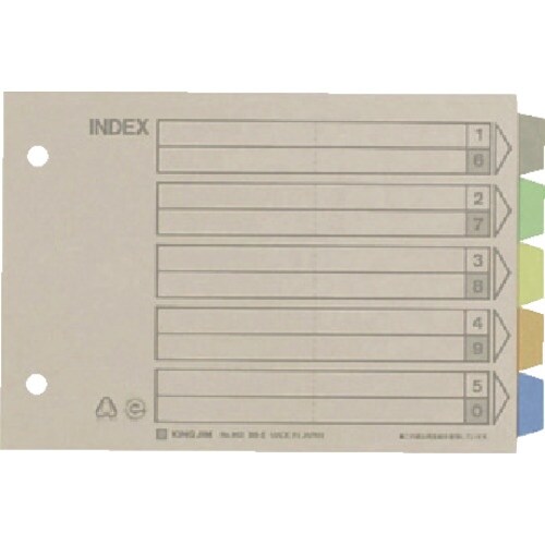 KING JIM カラ−インデックス 10×203