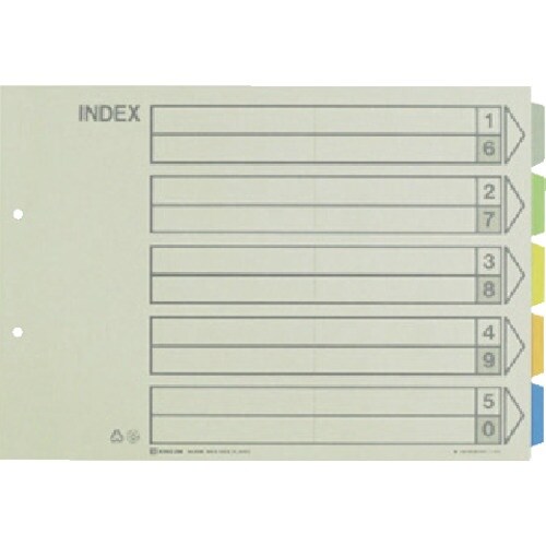 KING JIM カラ−インデックス 378×9×