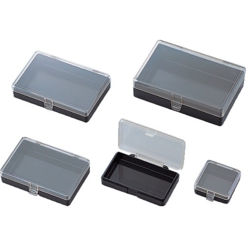 AS ヒンジ付角型ケース(導電+帯電防止)5N (