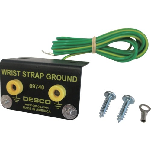 DESCO 接地、リストストラップ、作業台用4mm
