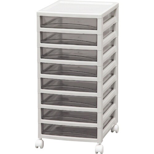 IRIS 226221 オフィスチェスト 浅8段