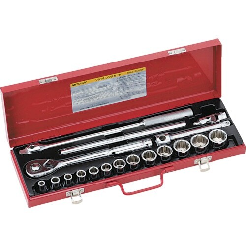 ミトロイ 1/2 ソケットレンチセットメタルケース