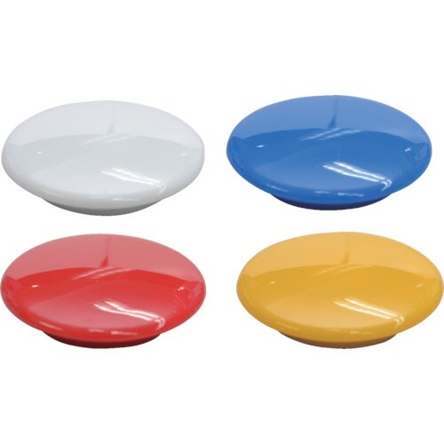 マグエックス カラーボタン40Φ4P−色込