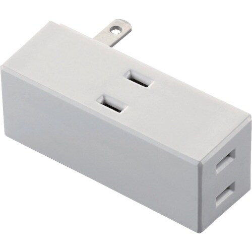 ELECOM サイドタップ 3個口 ホワイト