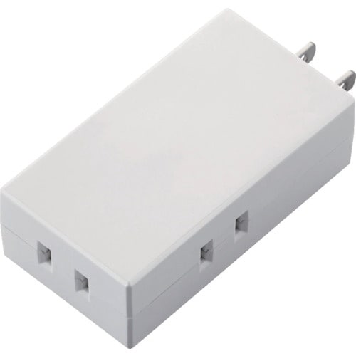 ELECOM モバイルタップ 3個口 ホワイト