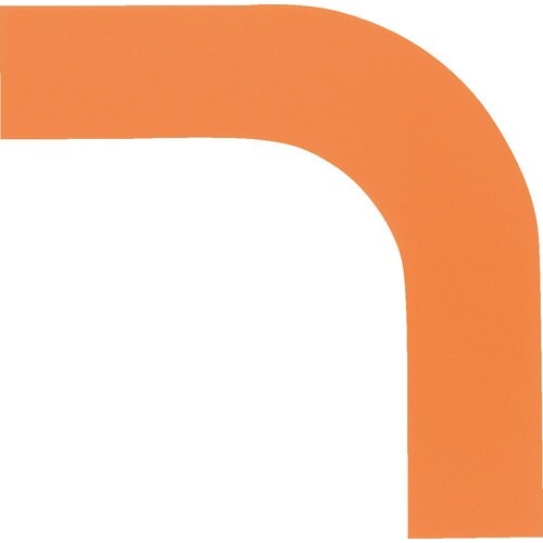 緑十字 コーナー用ガードテープ(25mm幅用) オ