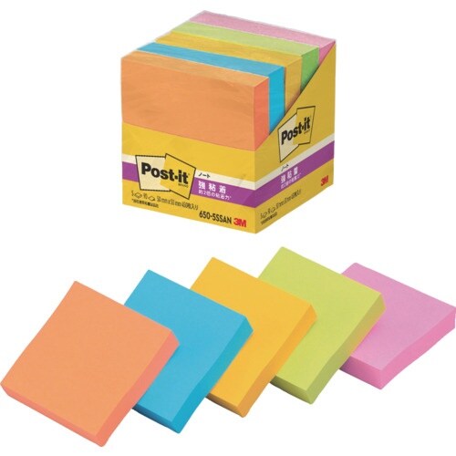 3M ポスト・イット 強粘着 50X50mm 90