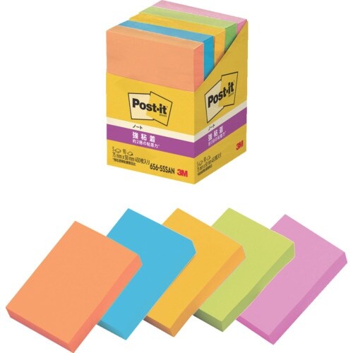 3M ポスト・イット 強粘着 75X50mm 90