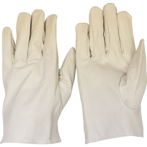 おたふく 418 白 ピッグスキン クレスト手袋