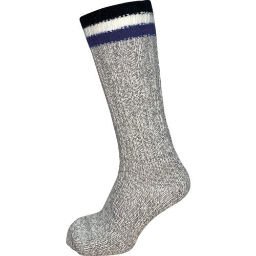 おたふく S−794 ウール混太編ロングソックス先