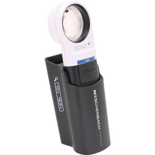 エッシェンバッハ LEDワイドライトルーペ+専用ス