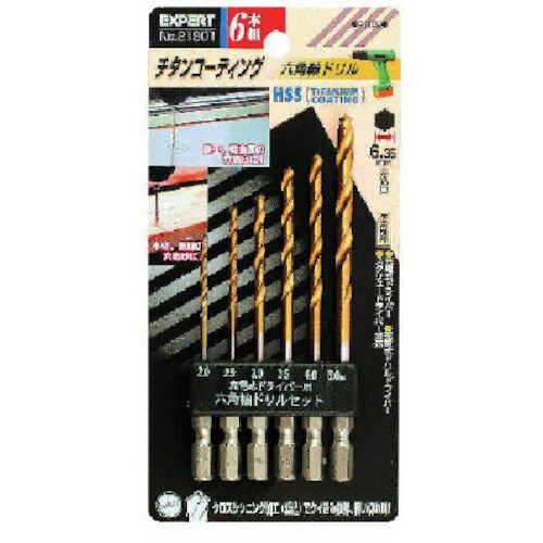 RELIEF チタン6角軸6本組