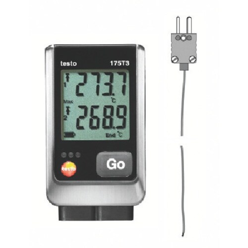 TESTO 温度ロガK熱電対素線タイプ2chセット