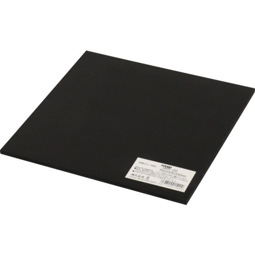 光 ゴム板 黒5×200×200mm