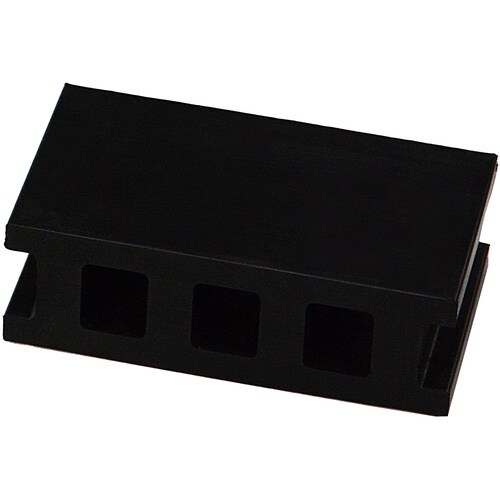 光 ラバーブロック小 30×55×100mm 黒