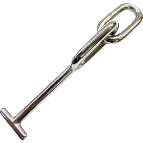 水本 ステンレス 車体ドア留め金具B型 全長125