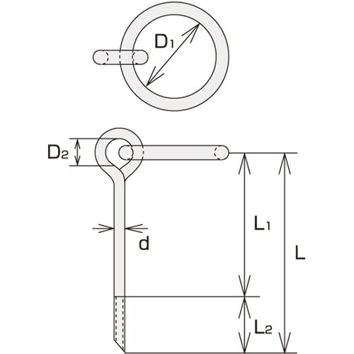 水本 ステンレス 係船環MIS型 リング内径150