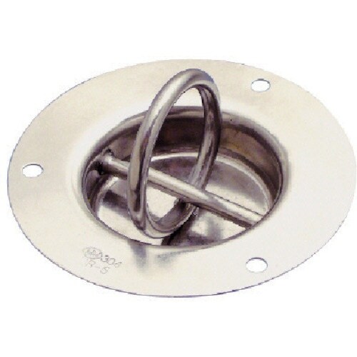 水本 ステンレス 埋め込みリングフック 径70mm