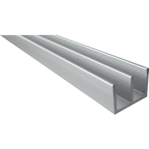 アルインコ アルミモールE型レール上 12X8 シ