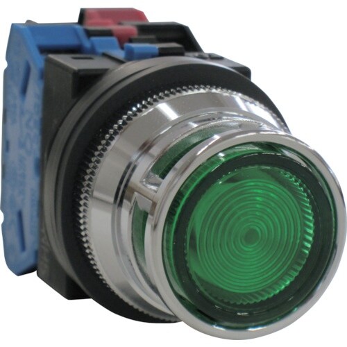 IDEC Φ30フルガード付丸型照光押ボタンスイッ