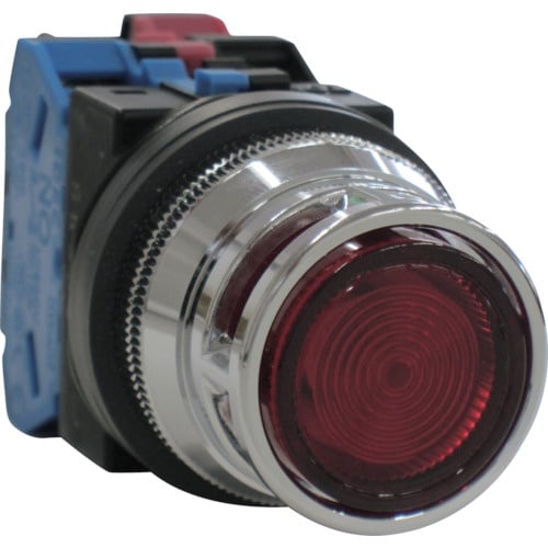 IDEC Φ30フルガード付丸型照光押ボタンスイッ