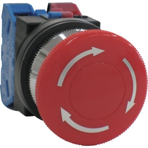 IDEC Φ30プッシュロックターンリセット型押ボ