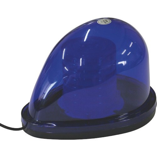 グリーンクロス LED流線型回転灯(青)12V24