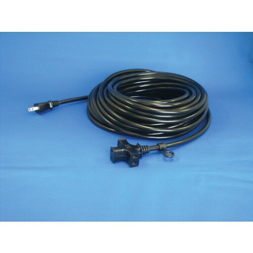 正和電工 トライアングルマルチタップ20m黒