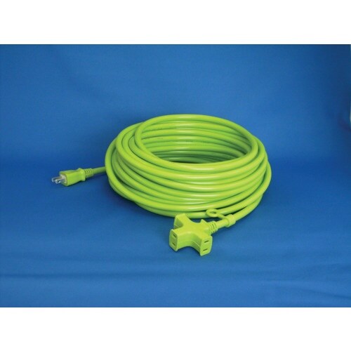 正和電工 トライアングルマルチタップ20m若草