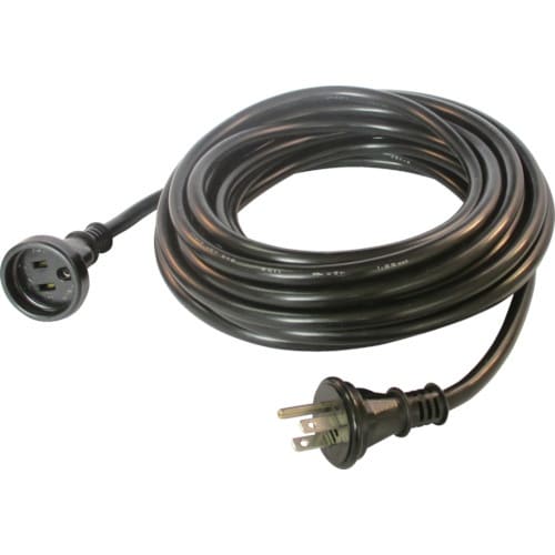 正和電工 3芯タイプ防雨型延長コード10m黒