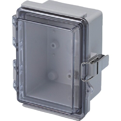タカチ 防水・防塵ボックス 透明/ホワイトグレー
