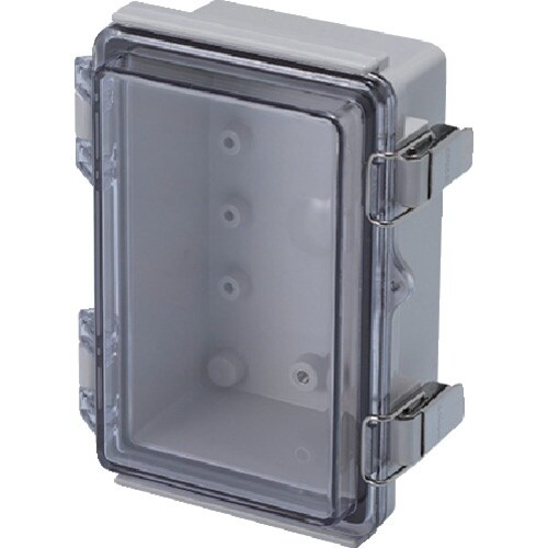タカチ 防水・防塵ボックス 透明/ホワイトグレー