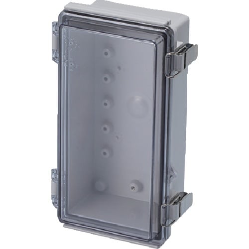 タカチ 防水・防塵ボックス 透明/ホワイトグレー