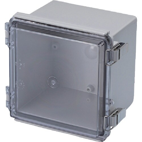 タカチ 防水・防塵ボックス 透明/ホワイトグレー