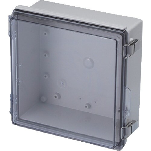 タカチ 防水・防塵ボックス 透明/ホワイトグレー