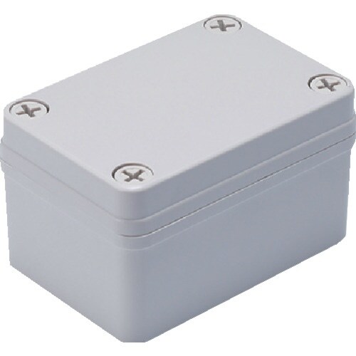 タカチ 防水・防塵ボックス ホワイトグレー 65×