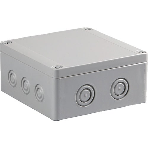 タカチ ノックアウト付防水・防塵ボックス ホワイト