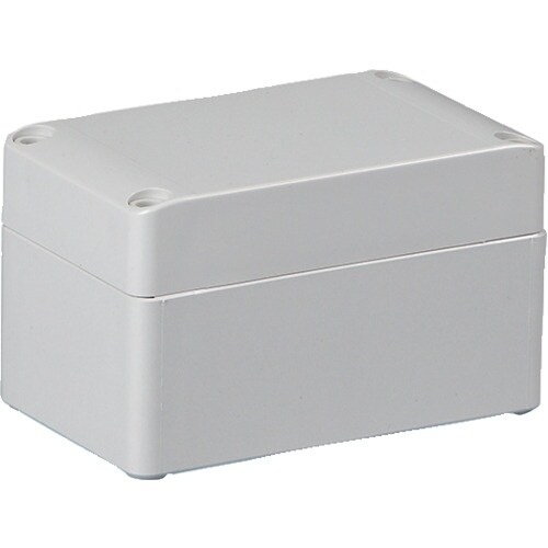 タカチ 防水・防塵ポリカボックス ホワイトグレー
