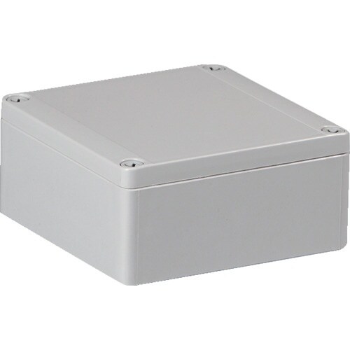 タカチ 防水・防塵ポリカボックス ホワイトグレー