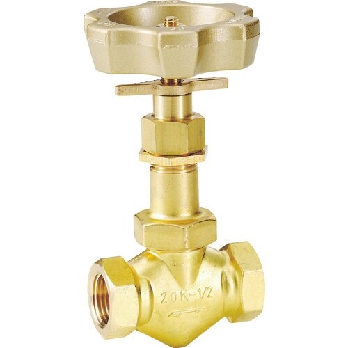 Fujikin 黄銅製ニードルバルブ1/2B プロ