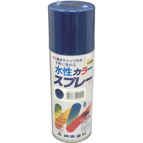 シントー 水性カラースプレー コバルトブルー 30