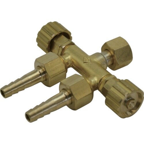 千代田 二又バルブ(酸素用)