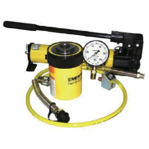 ENERPAC 中空シリンダ・軽量アルミ手動ポンプ