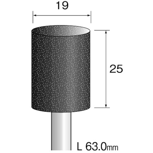 Minimo ブラック砥石 A#60 φ19 (1